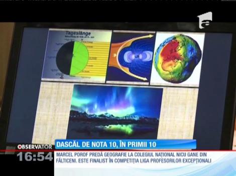 Dascălul Marcel Porof, finalist în competiţia "Liga profesorilor excepţionali"