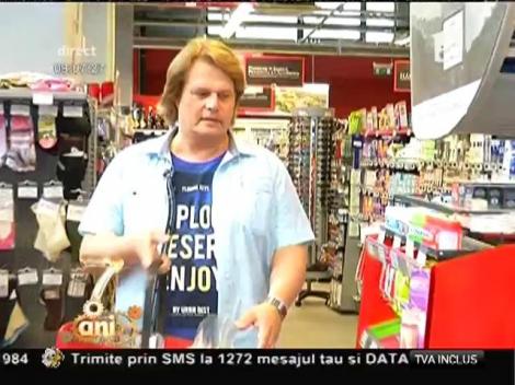 Vlădutz, la cumpărături fără bani cash