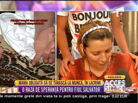 O rază de speranţă pentru mama obligată să se târască la muncă şi fiul ei!