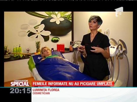 SPECIAL! Cum să scapi de picioarele umflate