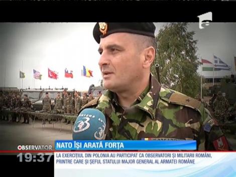 NATO a făcut o demonstraţie de forţă la un exerciţiu desfăşurat în Polonia