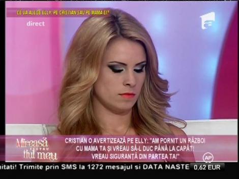 Mama lui Elly sare la gâtul iubitului fiicei sale: "Să îi fie ruşine lui Cristian! Nimeni nu mă va despărţi de copiii mei!"