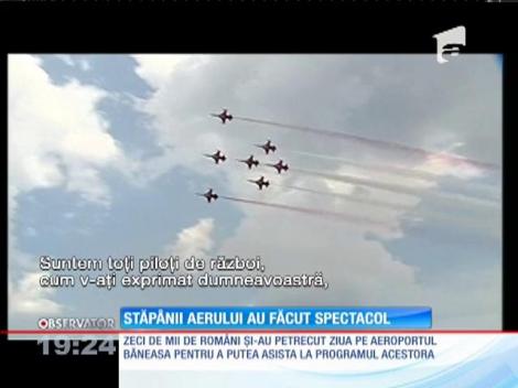 Stăpânii aerului au făcut spectacol la cea de-a şaptea ediţie a Bucharest International Air Show
