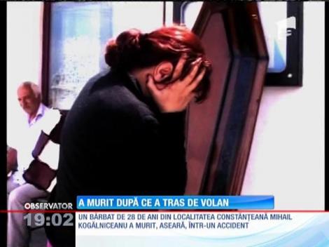 Un tânăr din Constanţa a murit după ce a tras de volanul maşinii pe care o conducea soţia lui