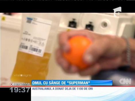 Australianul care a salvat două milioane de bebeluşi prin intermediul sângelui său