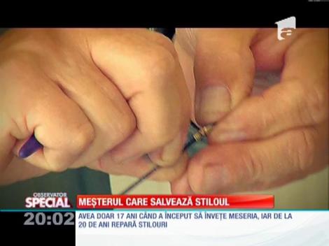 Special! Meșterul din București care repară stilouri