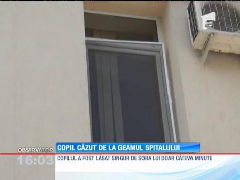 Un copil de un an şi opt luni, internat în spitalul de boli infecţioase din Iaşi, a căzut în gol de la etajul unu