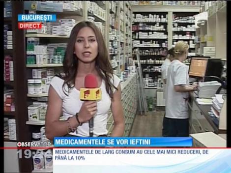 Medicamentele se vor ieftini cu până la 20%
