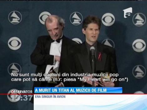 Compozitorul american James Horner, cel care a creat coloana sonoră a celebrului film Titanic a murit într-un accident de avion