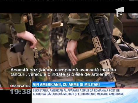 E oficial! România va găzdui armament şi personal militar american