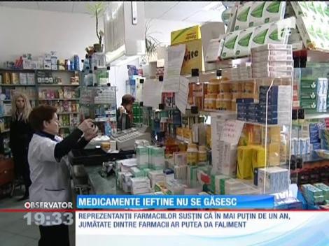 Medicamentele ieftine, greu de găsit în farmacii