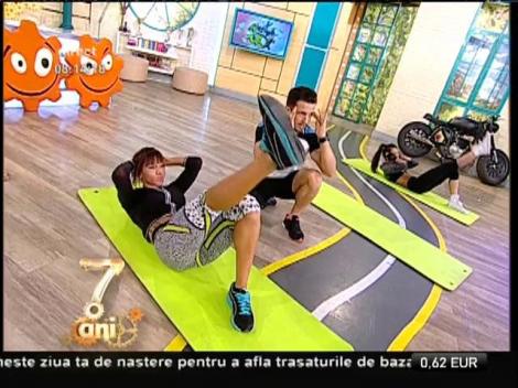 Fitness la Neatza! Exerciţii care te scapă de grăsime