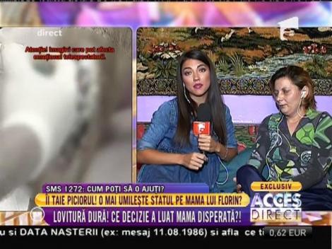 Mama umilită de stat, vești cutremurătoare: ”Îmi taie piciorul!”