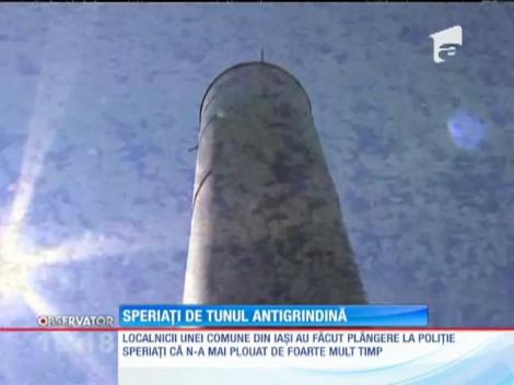 Poliţiştii ieşeni au primit o plângere ceva mai neobişnuită. Un tun antigrindină i-a scos din minţi pe localnici