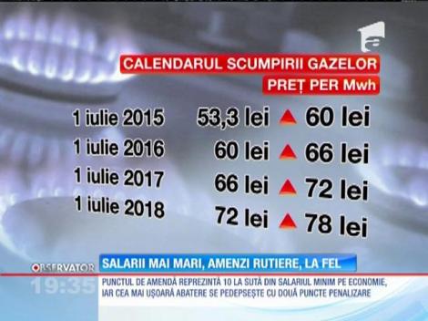 De la 1 iulie, salariul minim pe economie va creşte cu 75 de lei