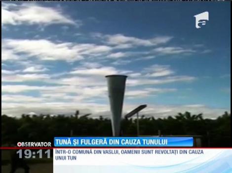 Tunul antigrindină din Vaslui enervează țăranii