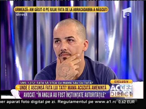 Avocatul mamei fetiței lui Liviu: ”Tatăl are dreptul de vizită, dar are şi alte obligaţii pe care nu şi le-a respectat”