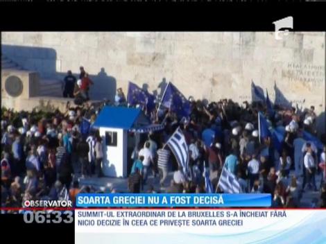 Situaţie Greciei rămâne incertă! Demonstraţii de stradă în Atena