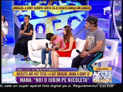 Stau faţă în faţă după ce au izgonit-o de acasă! Nicoleta, fata bolnavă de HIV se întâlneşte cu părinţii călăi!