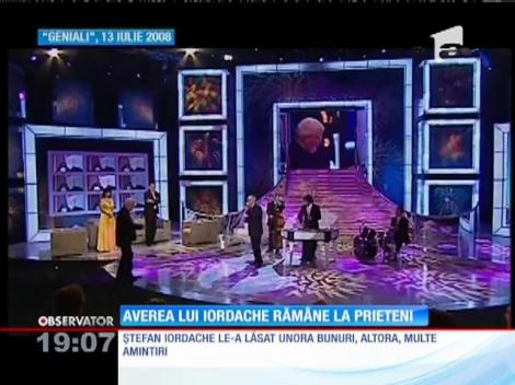 Averea lui Ştefan Iordache rămâne la sora şi la prietenii actorului