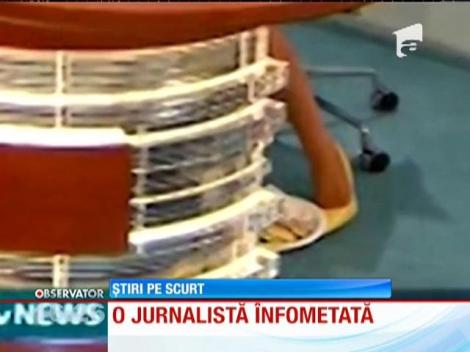 Jurnalistă înfometată