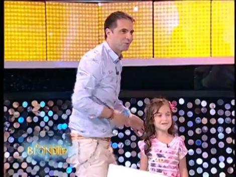 Stela Popescu, Cătălin Moroșanu și Daniel Buzdugan, puși în dificultate de o fetiță de 7 ani