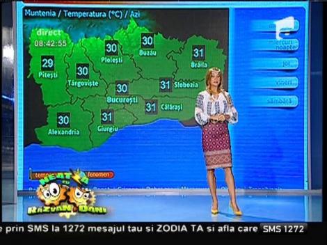 Ploi în aproape toată ţara! Vremea cu Flavia Mihăşan