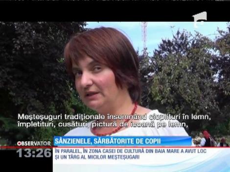 Sute de copii au sărbătorit Sânzienele
