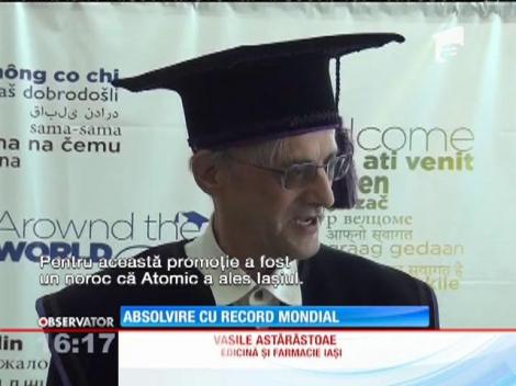 La Iaşi, s-a înregistrat un record mondial. Cel mai bătrân student la medicină a absolvit cu brio facultatea