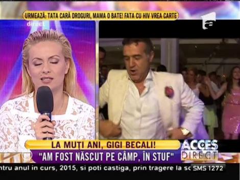 Gigi Becali, mărturisire uimitoare: ”Am fost născut pe câmp, în stuf!”