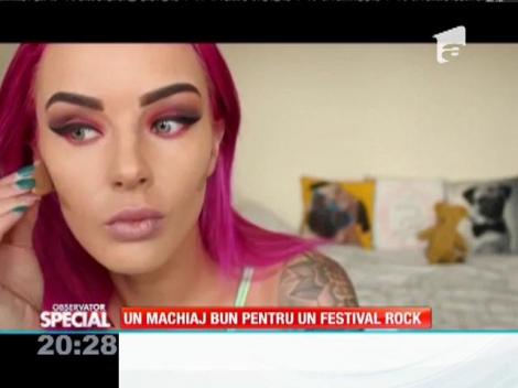 SPECIAL! Machiaj bun pentru un festival rock