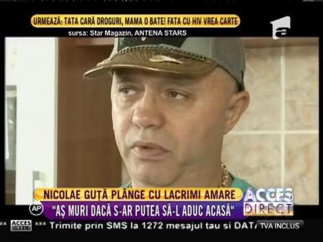 Cu lacrimi în ochi, Nicolae Guţă se confesează!