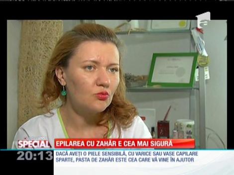 SPECIAL! Epilarea cu zahăr, cea mai naturală metodă de epilare