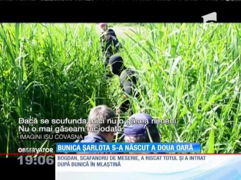 Bătrână din Covasna, salvată dintr-o mlaştina după o noapte, şi-a revenit miraculos