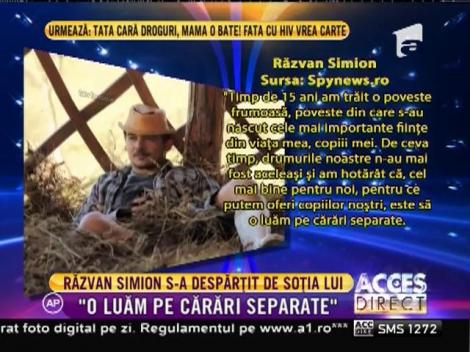 Răzvan Simion, îndrăgitul moderator de la Neatza cu Răzvan şi Dani, s-a despărţit de soţie