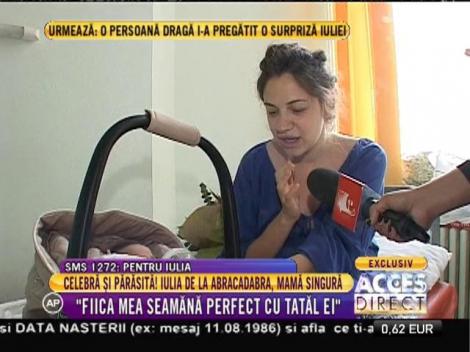 Celebra şi părăsită! Iulia Stănescu de la Abracadabra, mama singură!