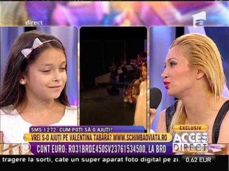 Surpriza pentru Giulia, copila de 8 ani cu voce angelică! Lora a venit  s-o imbrăţişeze!