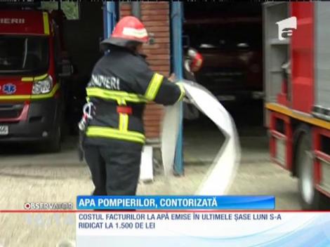 Apa folosită pentru stinsul incendiilor va fi de acum contorizată