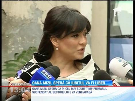 Oana Mizil speră ca Marian Vanghelie să fie liber