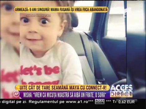 Maya a moştenit de la tăticul ei celebru, Connect-R nu doar trasăturile, ci şi talentul!