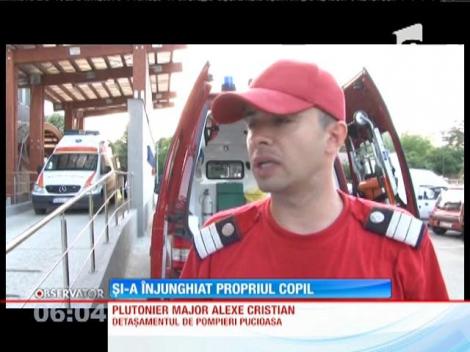 Un bărbat şi-a înjunghiat fiul în piept pentru că nu l-a lăsat să bea în birtul satului