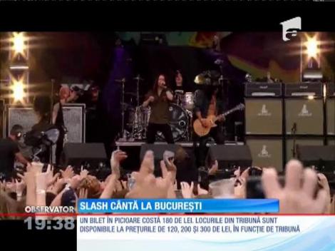 Interviu Observator cu chitaristul Slash, înainte de concert