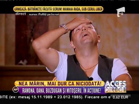 Nea Mărin, mai dur ca niciodată la "Poftiți și dăruiți"