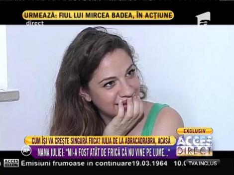 Mama Iuliei de la Abracadabra și-a văzut în sfârșit nepoata