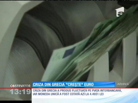 Criza din Grecia a produs fluctuaţii pe piaţa interbancară