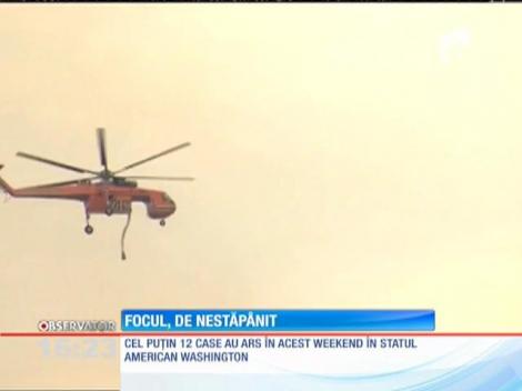 Alertă în statul american Washington. Incendiile de vegetaţie au scăpat de sub control