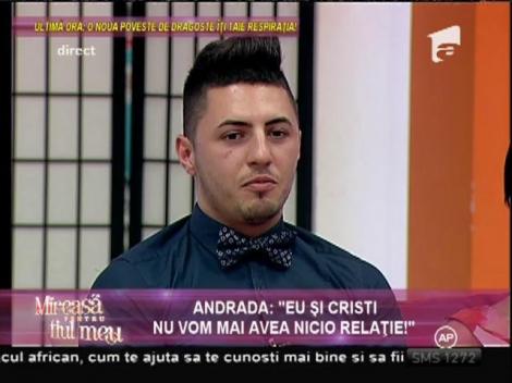 Andrada şi Cristi s-au despărţit!? Concurenta, extrem de supărată după ce i s-a reproşat că e indiferent
