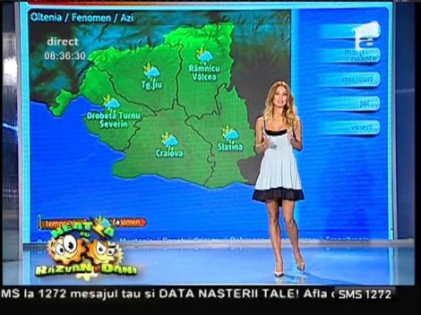 Ploile pun stăpânire pe toată ţara! Vremea cu Flavia Mihăşan