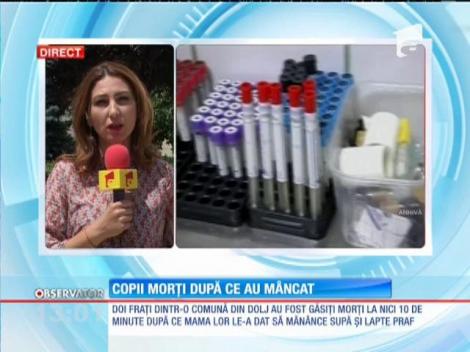 Doi copii au fost găsiţi morţi după ce au mâncat