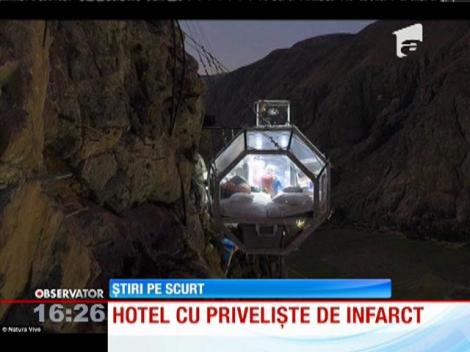 Hotel cu priveliște de infarct. Clienții ajung la el cu tiroliana!